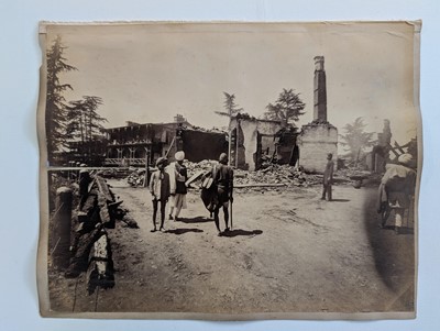 Lot 46 - Travel Photographs. An assorted group of 10 albumen prints, c. 1880s