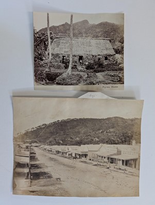 Lot 46 - Travel Photographs. An assorted group of 10 albumen prints, c. 1880s