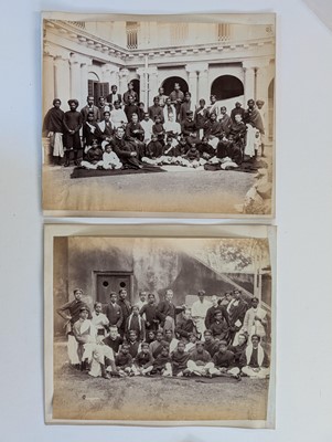 Lot 46 - Travel Photographs. An assorted group of 10 albumen prints, c. 1880s
