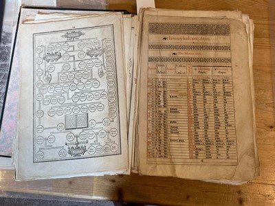 Lot 298 - Bible [English]. Printed leaves from [The Holy Bible, Conteyning the Old Testament, 1611 or 1613]