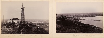 Lot 11 - China. A photograph album of 50 views of West Lake, Hangchow (Hangzhau)