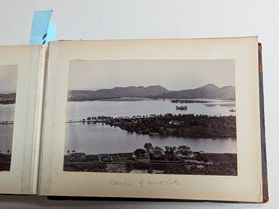 Lot 11 - China. A photograph album of 50 views of West Lake, Hangchow (Hangzhau)