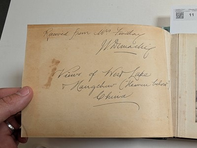 Lot 11 - China. A photograph album of 50 views of West Lake, Hangchow (Hangzhau)