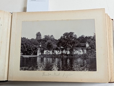 Lot 11 - China. A photograph album of 50 views of West Lake, Hangchow (Hangzhau)