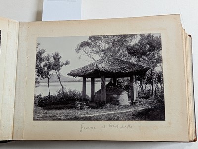 Lot 11 - China. A photograph album of 50 views of West Lake, Hangchow (Hangzhau)