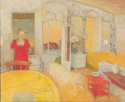 Lot 410 - Jinivizian (Victoria, 1971-). Interior, Patrick & Joan Fermor's, Kardamyli, Greece, 2014