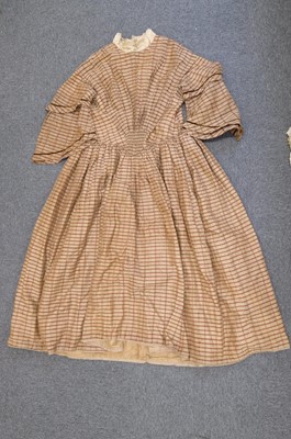 Lot 424 - Clothing. A muslin dress, 1830s, & 5 others