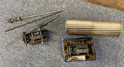 Lot 40 - Meccano. A large box of Meccano, early to mid 20th century