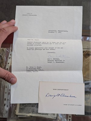 Lot 344 - Eisenhower (Dwight D., 1890-1969), 34th President of the United States. Signed Photograph