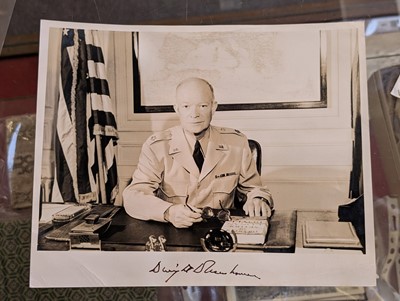 Lot 344 - Eisenhower (Dwight D., 1890-1969), 34th President of the United States. Signed Photograph
