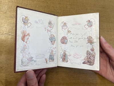Lot 44 - Potter (Beatrix). The Tailor of Gloucester, circa 1908, inscribed by Beatrix Potter