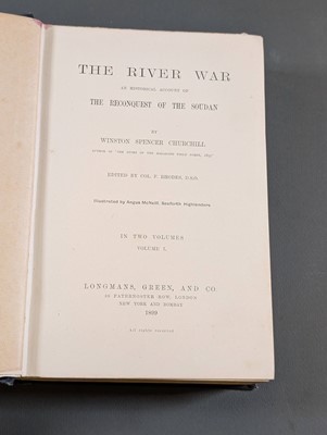Lot 54 - Churchill (Winston S.). The River War, 2 volumes, 1st edition, 1899