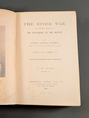 Lot 54 - Churchill (Winston S.). The River War, 2 volumes, 1st edition, 1899