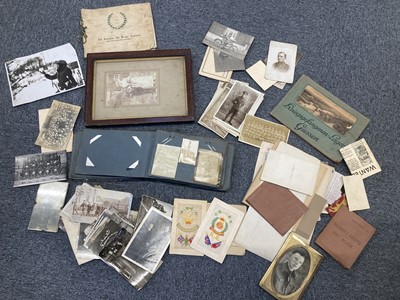 Lot 59 - WWI Postcards. WWI real photograph postcards (approx. 60), including Royal Flying Corps