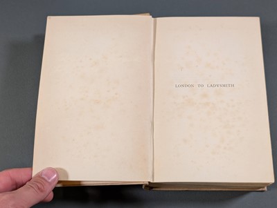 Lot 45 - Churchill (Winston S.). London to Ladysmith via Pretoria, 1st edition, 1900