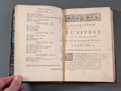 Lot 23 - Mallet (Allain Manesson). Description de L'Univers..., volume 3 (only), 1683