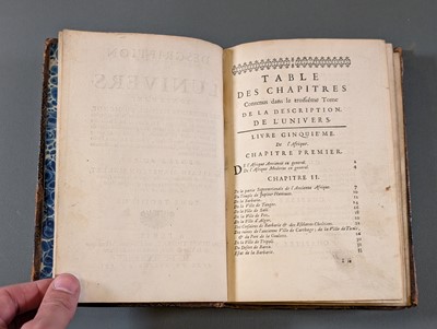 Lot 23 - Mallet (Allain Manesson). Description de L'Univers..., volume 3 (only), 1683