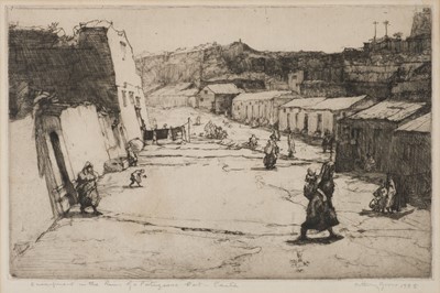 Lot 220 - Gross (Anthony, 1905-1984). Encampment in the ruins of a Portuguese fort - Centa, 1925