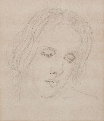 Lot 305 - Lamb (Henry, 1882-1960). Portrait of Euphemia Lamb, circa 1905