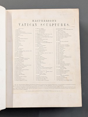 Lot 35 - Macpherson (Robert). Vatican Sculptures, circa 1860