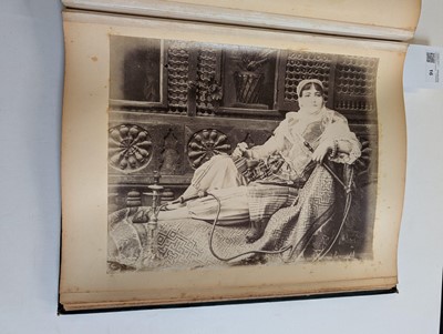 Lot 16 - Egypt. An album containing 21 mounted albumen print photographs