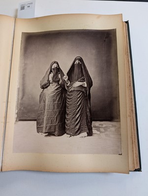Lot 16 - Egypt. An album containing 21 mounted albumen print photographs