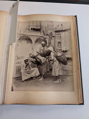 Lot 16 - Egypt. An album containing 21 mounted albumen print photographs