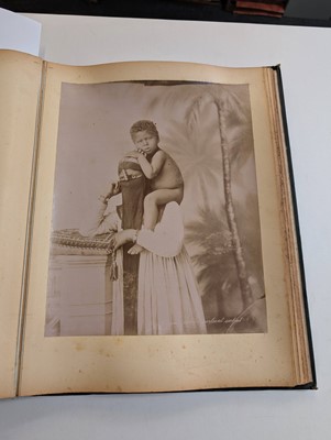 Lot 16 - Egypt. An album containing 21 mounted albumen print photographs
