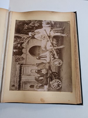 Lot 16 - Egypt. An album containing 21 mounted albumen print photographs