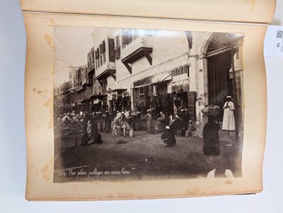 Lot 16 - Egypt. An album containing 21 mounted albumen print photographs