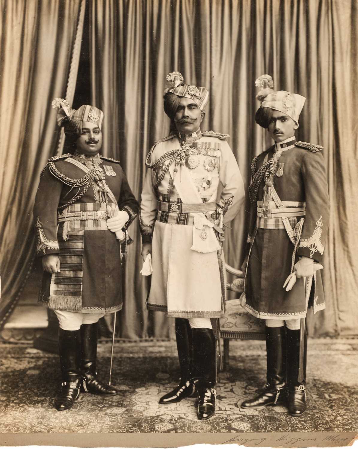 Lot 77 - India. A commemorative album for 'Bikaner State' [cover title], c. 1930s