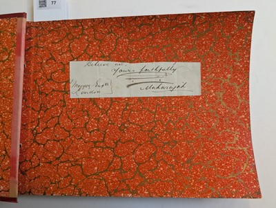 Lot 77 - India. A commemorative album for 'Bikaner State' [cover title], c. 1930s