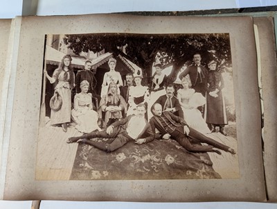 Lot 28 - India. An album containing 50 mounted albumen print photographs, late 19th century