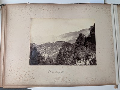 Lot 28 - India. An album containing 50 mounted albumen print photographs, late 19th century