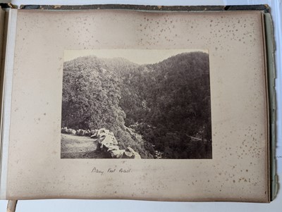 Lot 28 - India. An album containing 50 mounted albumen print photographs, late 19th century