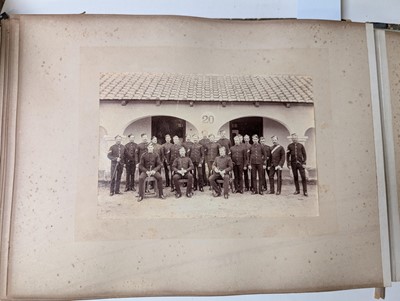 Lot 28 - India. An album containing 50 mounted albumen print photographs, late 19th century