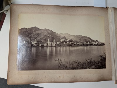 Lot 28 - India. An album containing 50 mounted albumen print photographs, late 19th century