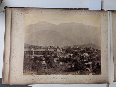 Lot 28 - India. An album containing 50 mounted albumen print photographs, late 19th century