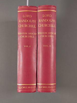 Lot 46 - Churchill (Winston S.). Lord Randolph Churchill, 2 volumes, 1st edition, 1906