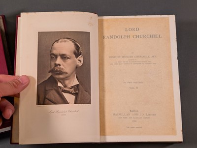 Lot 46 - Churchill (Winston S.). Lord Randolph Churchill, 2 volumes, 1st edition, 1906