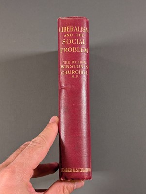 Lot 44 - Churchill (Winston S.). Liberalism and the Social Problem, 1st edition, 1909