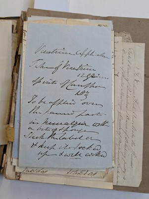 Lot 283 - Medical Receipts. A manuscript pharmaceutical and veterinary receipts book, circa 1820-1830