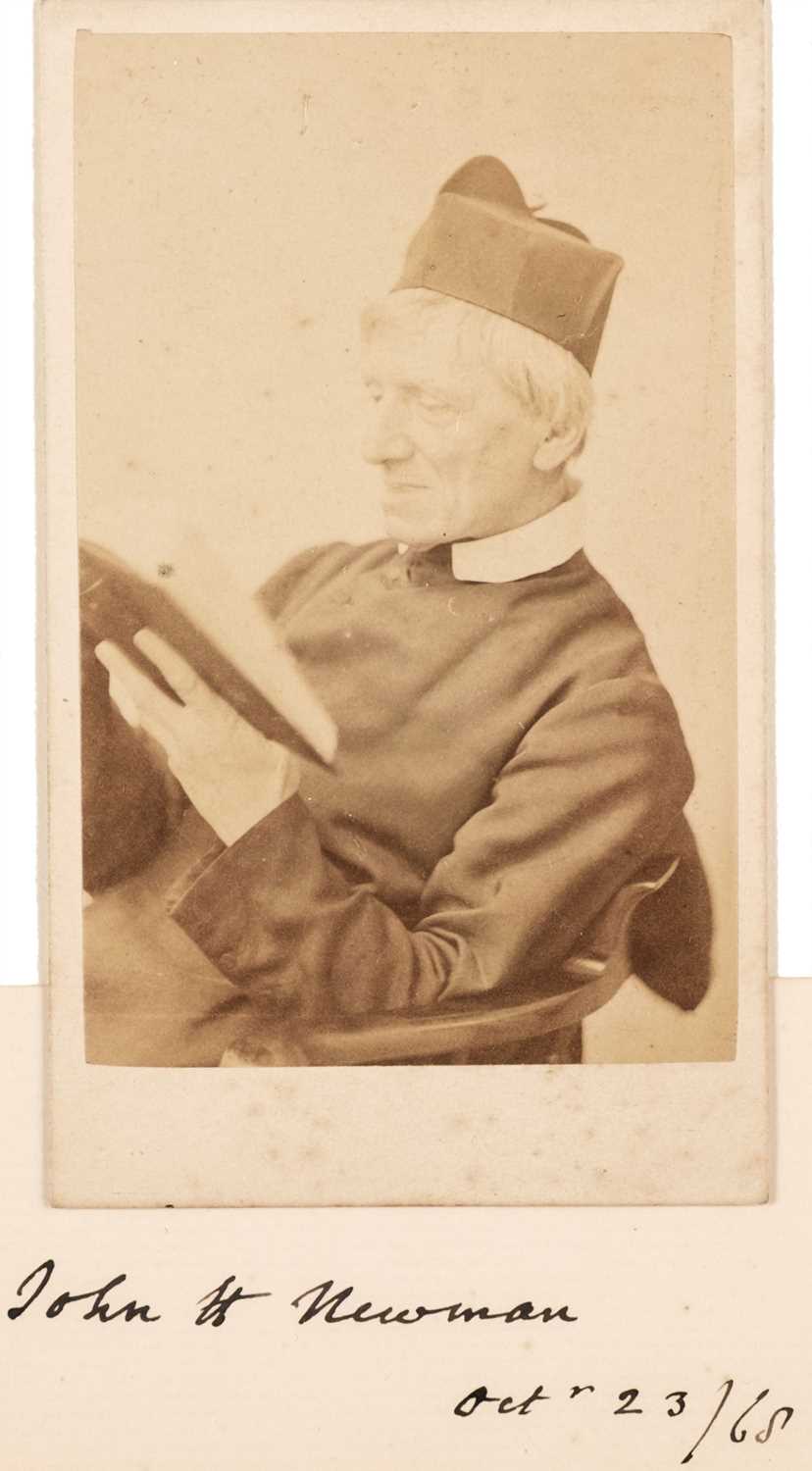 Lot 447 - Newman (John Henry, 1801-1890), English Catholic theologian..., Ink Signature