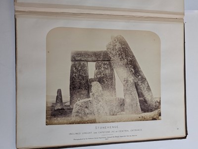 Lot 31 - James (Henry). Plans and Photographs of Stonehenge, and of Turusachan in the Island of Lewis...