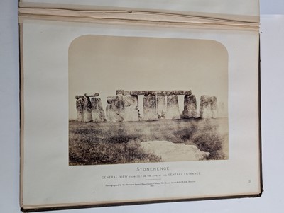 Lot 31 - James (Henry). Plans and Photographs of Stonehenge, and of Turusachan in the Island of Lewis...