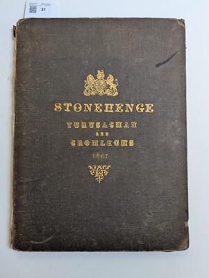 Lot 31 - James (Henry). Plans and Photographs of Stonehenge, and of Turusachan in the Island of Lewis...