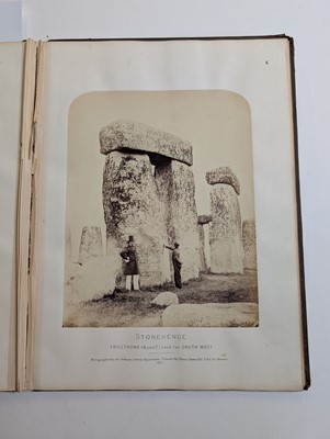 Lot 31 - James (Henry). Plans and Photographs of Stonehenge, and of Turusachan in the Island of Lewis...