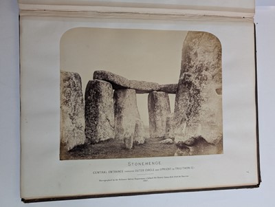 Lot 31 - James (Henry). Plans and Photographs of Stonehenge, and of Turusachan in the Island of Lewis...