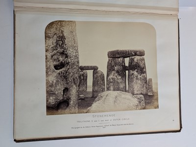 Lot 31 - James (Henry). Plans and Photographs of Stonehenge, and of Turusachan in the Island of Lewis...