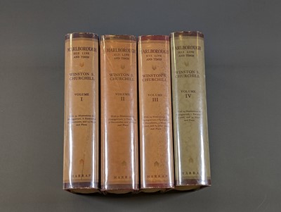 Lot 47 - Churchill (Winston S.). Marlborough. His Life and Times, 4 volumes, 1st edition